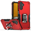 Military Grade Shockproof Hybrid Armor Case with Ring Grip for Samsung Galaxy A17 5G - Red
