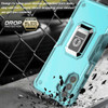 Military Grade Shockproof Hybrid Armor Case with Ring Grip for Samsung Galaxy A17 5G - Teal