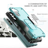 Military Grade Shockproof Hybrid Armor Case with Ring Grip for Samsung Galaxy A17 5G - Teal