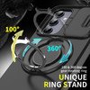 Dual Layer Magnetic Ring Case with Rotating Stand and Privacy Camera Cover for Samsung Galaxy A17 5G