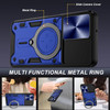 Superior Series Magnetic Hybrid Case with Ring Stand and Camera Lens Cover for Samsung Galaxy A17 5G - Blue