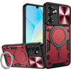 Superior Series Magnetic Hybrid Case with Ring Stand and Camera Lens Cover for Samsung Galaxy A17 5G - Red