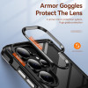 Military Grade Tough Shield Snap-on Transparent Case for Samsung Galaxy S26 Ultra - Black