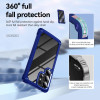 Military Grade Tough Shield Snap-on Transparent Case for Samsung Galaxy S26 Ultra - Blue