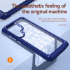 Military Grade Tough Shield Snap-on Transparent Case for Samsung Galaxy S26 Ultra - Blue