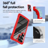 Military Grade Tough Shield Snap-on Transparent Case for Samsung Galaxy S26 Ultra - Red