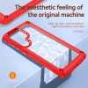 Military Grade Tough Shield Snap-on Transparent Case for Samsung Galaxy S26 Ultra - Red