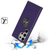 360 Rotating Ring Grip Hybrid Case for Samsung Galaxy S26 Ultra - Dark Purple