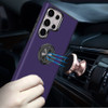 360 Rotating Ring Grip Hybrid Case for Samsung Galaxy S26 Ultra - Dark Purple