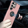360 Rotating Ring Grip Hybrid Case for Samsung Galaxy S26 Ultra - Rose Gold