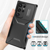 Combat Tough Series Hybrid Case with Camera Lens Cover for Samsung Galaxy S26 Ultra - Black
