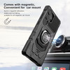 Military Grade Robotic Series Hybrid Case with Ring Grip for Samsung Galaxy S26 Ultra - Black