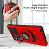 Military Grade Robotic Series Hybrid Case with Ring Grip for Samsung Galaxy S26 Ultra - Red