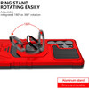 Military Grade Robotic Series Hybrid Case with Ring Grip for Samsung Galaxy S26 Ultra - Red