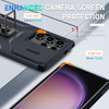 Combat Tough Series Ring Holder Case with Camera Lens Cover for Samsung Galaxy S26 Ultra - Black