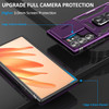 Military Grade Ring Holder Case with Camera Lens Cover for Samsung Galaxy S26 Ultra - Purple
