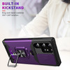 Military Grade All-In-One Ring Stand Card Case for Samsung Galaxy S26 Ultra - Purple