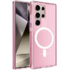 Slim Transparency Case with MagSafe Magnetic Ring for Samsung Galaxy S26 Ultra - Pink