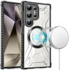 Fusion Evo Transparent Case with MagSafe Magnetic Ring for Samsung Galaxy S26 Ultra - Black
