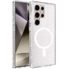 Crystal Glitter Fusion Case with MagSafe Magnetic Ring for Samsung Galaxy S26 Ultra - Clear