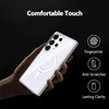 Crystal Clear Transparent Hybrid Case with MagSafe Magnetic Ring for Samsung Galaxy S26 Ultra