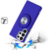 Circular Series Hybrid Case with Rotating Ring Stand for Samsung Galaxy S26 Ultra - Blue