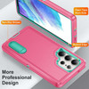 Military Grade Certified TUFF Hybrid Armor Case with Kickstand for Samsung Galaxy S26 Ultra - Hot Pink Teal