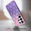 Floral Joy Diamond Crystal TPU Case for Samsung Galaxy S26 Ultra - Light Pink Purple