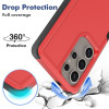 Military Grade TUFF Hybrid Armor Case for Samsung Galaxy S26 Ultra - Red