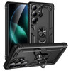 Military Grade Hybrid Case with Ring Grip for Samsung Galaxy S26 Ultra - Black