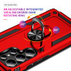 Military Grade Hybrid Case with Ring Grip for Samsung Galaxy S26 Ultra - Red