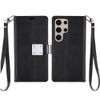 Extra Series Essential Leather Wallet Stand Case for Samsung Galaxy S26 Ultra - Black