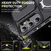 Dual Layer MagSafe Case with Rotating Stand and Privacy Camera Cover for Samsung Galaxy S26 Ultra - Black