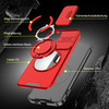 Dual Layer MagSafe Case with Rotating Stand and Privacy Camera Cover for Samsung Galaxy S26 Ultra - Red