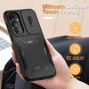 Combat Tough Series Hybrid Case with Camera Lens Cover for Samsung Galaxy S26 - Black