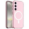Slim Transparency Case with MagSafe Magnetic Ring for Samsung Galaxy S26 - Pink