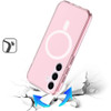 Slim Transparency Case with MagSafe Magnetic Ring for Samsung Galaxy S26 - Pink