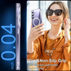 Crystal Clear Transparent Hybrid Case with MagSafe Magnetic Ring for Samsung Galaxy S26