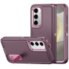 Military Grade Certified TUFF Hybrid Armor Case with Kickstand for Samsung Galaxy S26 - Burgundy