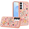 Butterfly Ornaments Diamond Hybrid Case for Samsung Galaxy S26 - Pink
