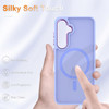 Shade Series Hybrid Case with MagSafe Magnetic Ring for Samsung Galaxy S26 - Purple