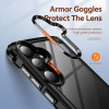 Military Grade Tough Shield Snap-on Transparent Case for Samsung Galaxy S26 Plus - Black