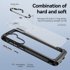 Military Grade Tough Shield Snap-on Transparent Case for Samsung Galaxy S26 Plus - Black