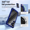 Military Grade Tough Shield Snap-on Transparent Case for Samsung Galaxy S26 Plus - Blue