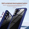 Military Grade Tough Shield Snap-on Transparent Case for Samsung Galaxy S26 Plus - Blue