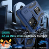 Military Grade Ring Holder Case with Camera Lens Cover for Samsung Galaxy S26 Plus - Blue