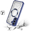 Fusion Evo Transparent Case with MagSafe Magnetic Ring for Samsung Galaxy S26 Plus - Blue