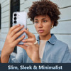 Crystal Clear Transparent Hybrid Case with MagSafe Magnetic Ring for Samsung Galaxy S26 Plus