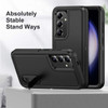 Military Grade Certified TUFF Hybrid Armor Case with Kickstand for Samsung Galaxy S26 Plus - Black