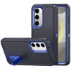 Military Grade Certified TUFF Hybrid Armor Case with Kickstand for Samsung Galaxy S26 Plus - Black Blue